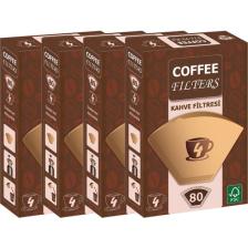 Coffee Filters Filtre Kahve Kağıdı No:4 80'li @ 4 Paket