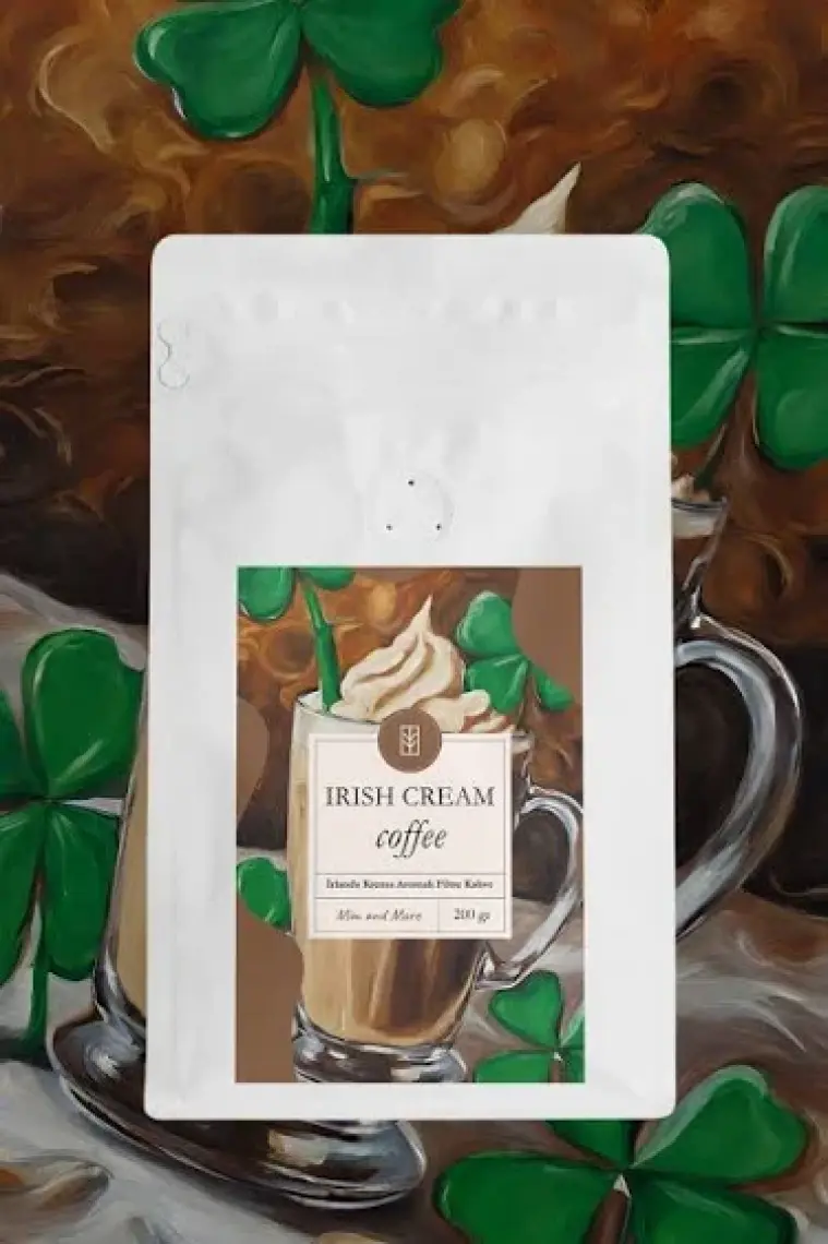 Mim and More Irish Coffee - İrlanda Krema Aromalı Çekirdek Kahve, 200 gr