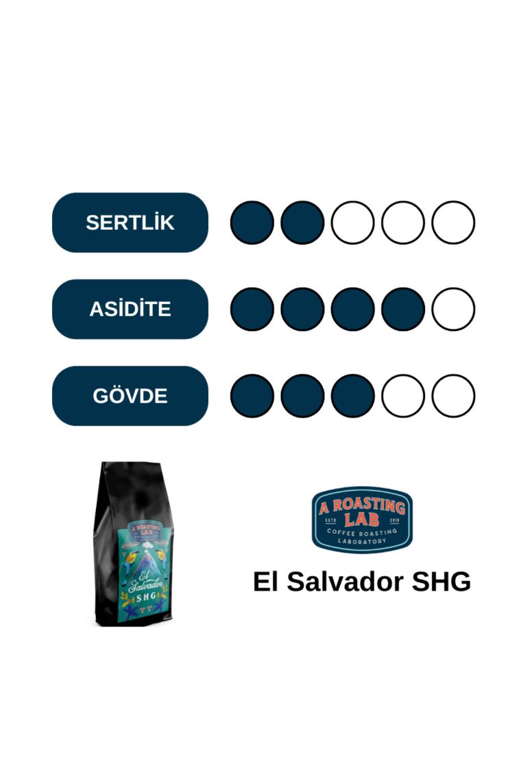 A Roasting Lab El Salvador SHG (1000 Gram) Filtre Kahve (Aeropress)