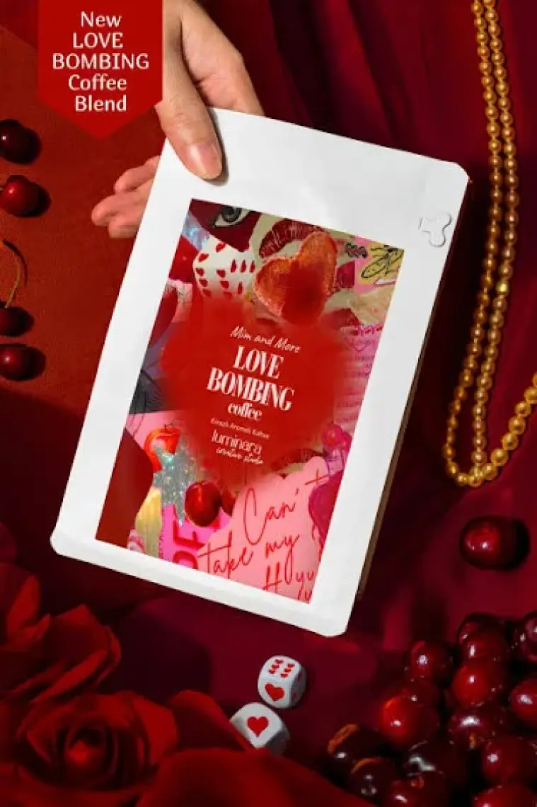 Mim And More Luminara Studio x Love Bombing Coffee - Kiraz Aromalı Filtre Kahve 200 gr