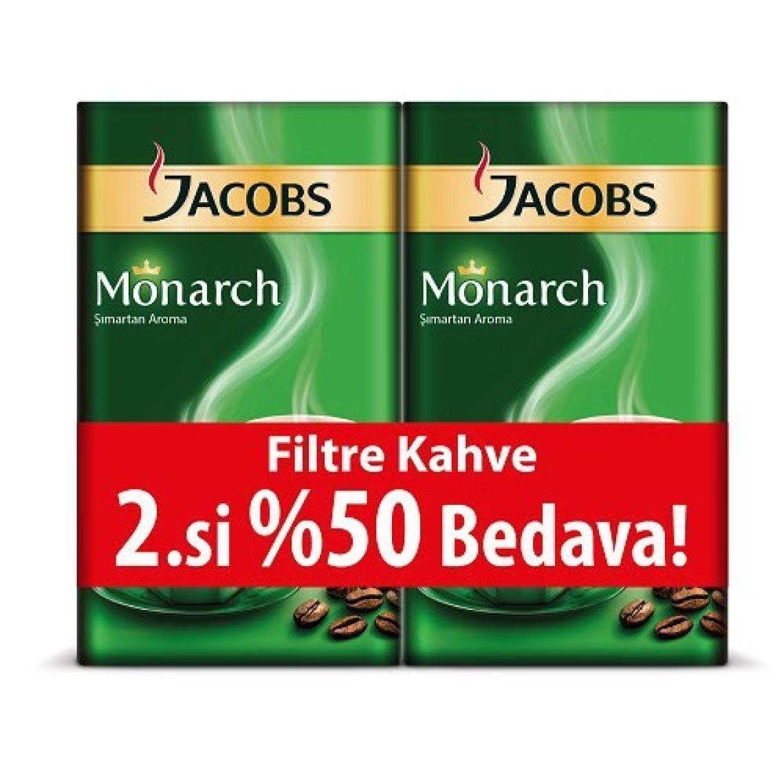 Set 2 Adet Jacobs Monarch Filtre Kahve 500 gr