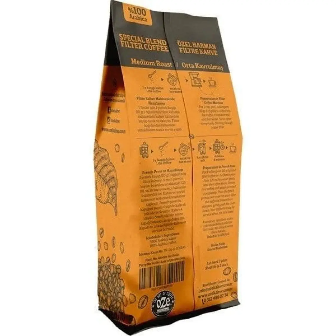 Oze Special Blend Filtre Kahve 2'li 250G