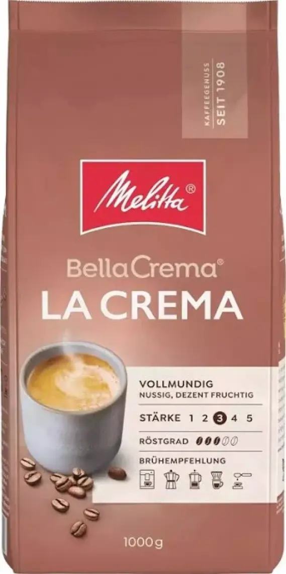 Melitta BellaCrema LaCrema Çekirdek Kahve 1KG