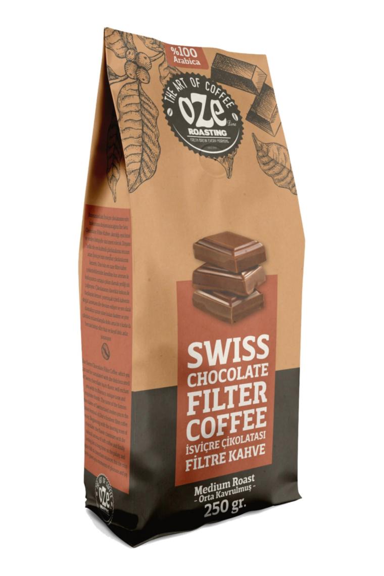 Oze Çikolata Aromalı Moka Pot Filtre Kahve 250 gr