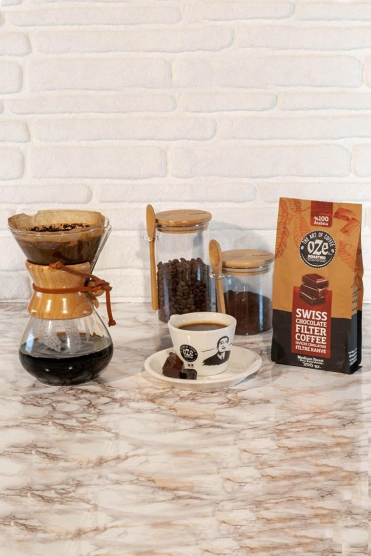 Oze Çikolata Aromalı Moka Pot Filtre Kahve 250 gr