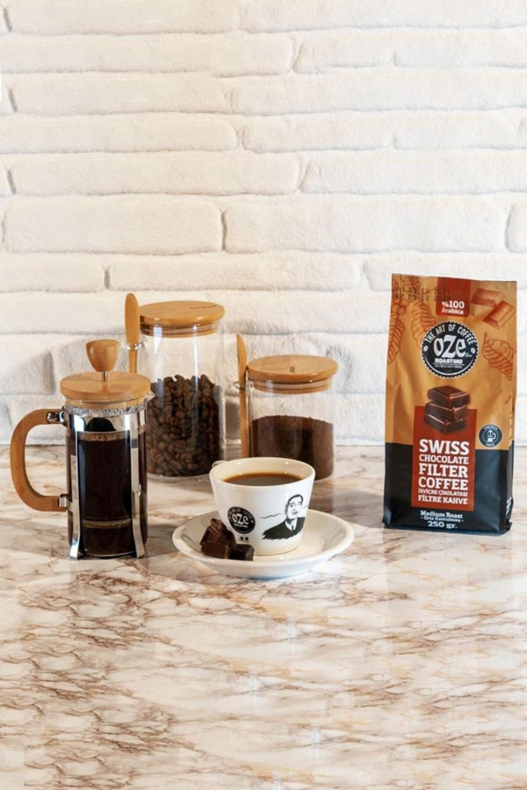 Oze Çikolata Aromalı Moka Pot Filtre Kahve 250 gr