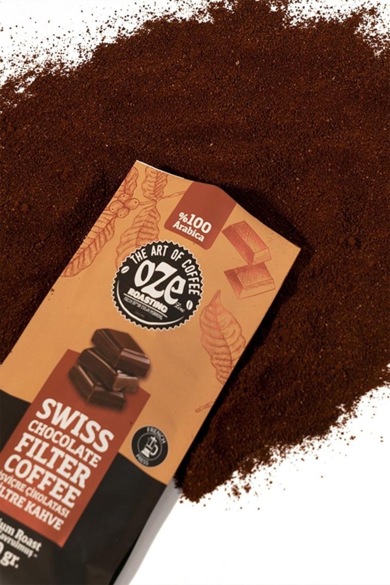 Oze Çikolata Aromalı Moka Pot Filtre Kahve 250 gr