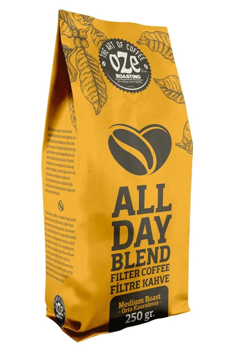 Oze Aromalı Filtre Kahve Tanışma Seti Irish Cream, All Day Blend, Çikolata Frambuaz 3'lü 250G