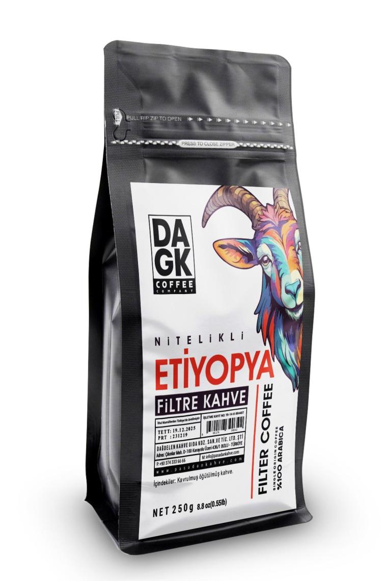 Filtre Kahve Etiyopya 250gr Öğütülmüş