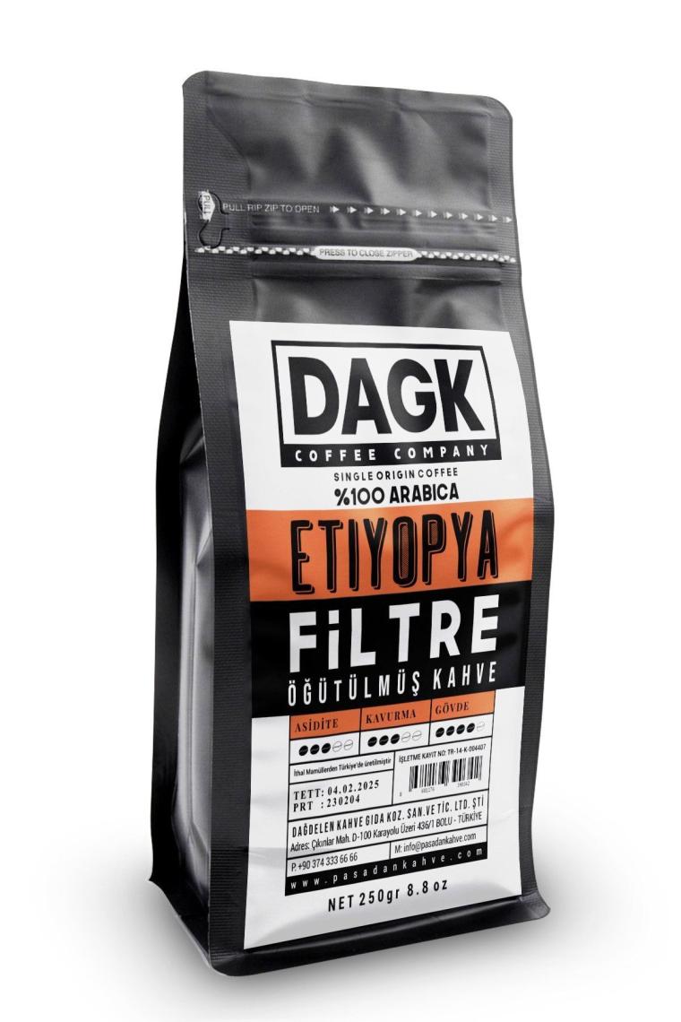 Filtre Kahve Etiyopya 250gr Öğütülmüş