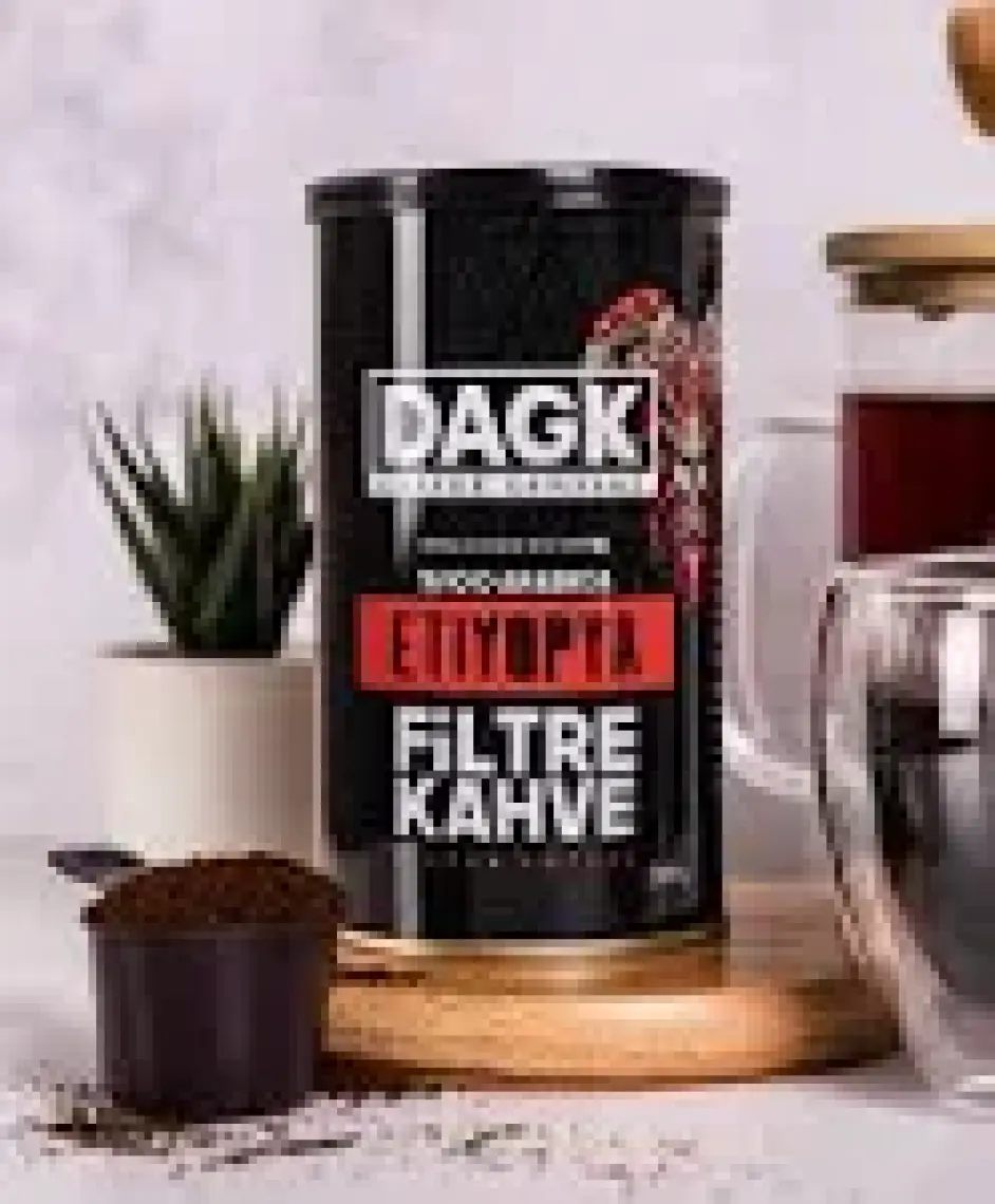 Dagk Etiyopya Filtre Kahve 200 gr Teneke (Öğütülmüş)