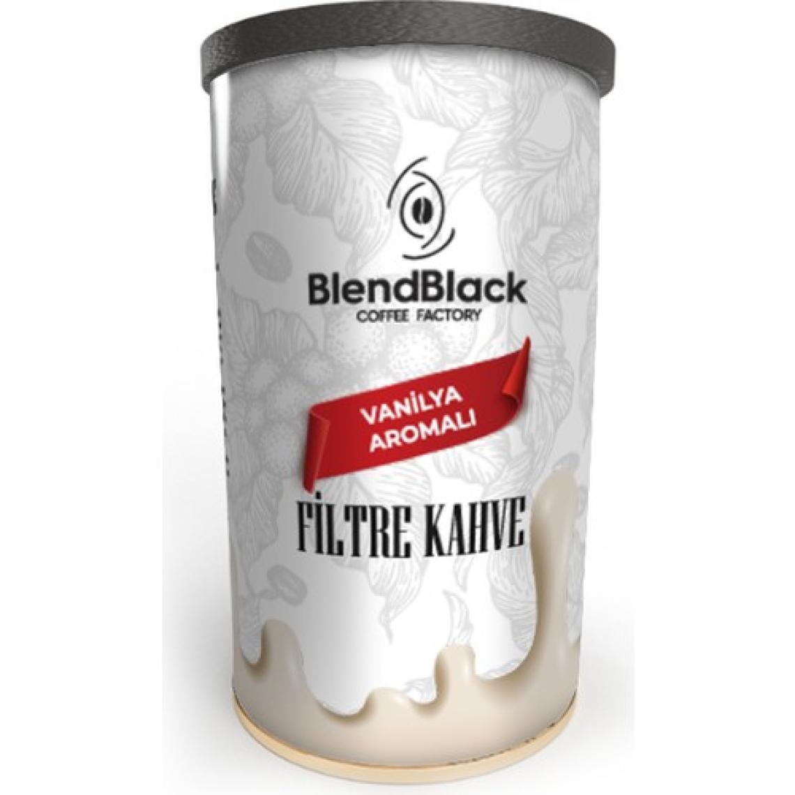 BlendBlack Vanilya Aromalı Filtre Kahve Teneke Kutu 250 gr