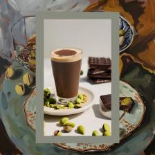 Mim and More Pistachio & Chocolate Coffee - Antep Fıstıklı Çikolata Aromalı Kahve Filtre Kahve, 200 Gr