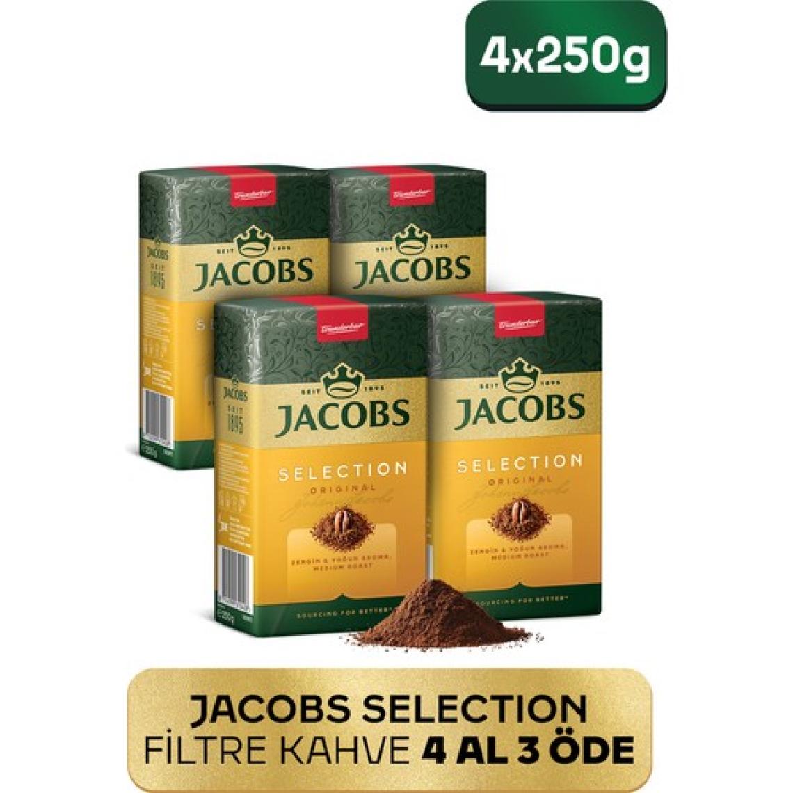 Jacobs Selection Filtre Kahve 4'lü 250 gr