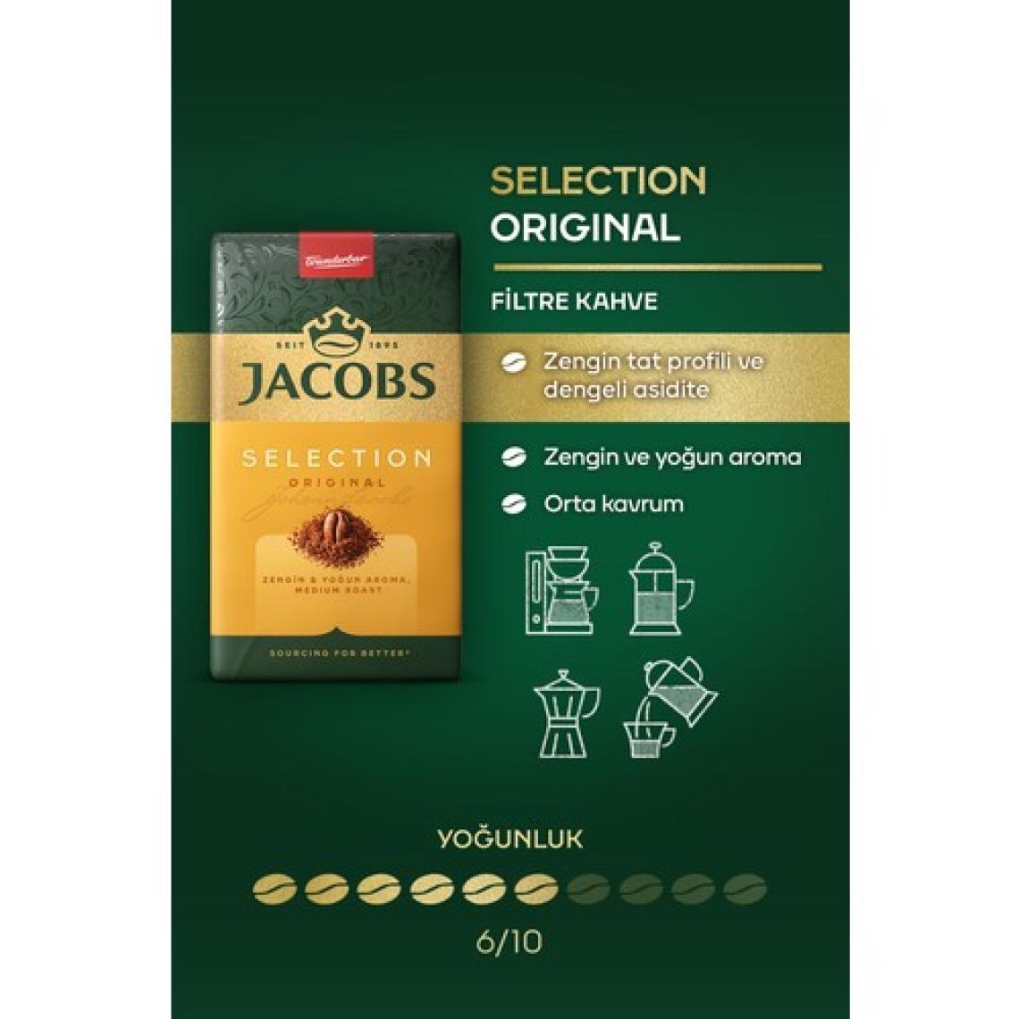 Jacobs Selection Filtre Kahve 4'lü 250 gr