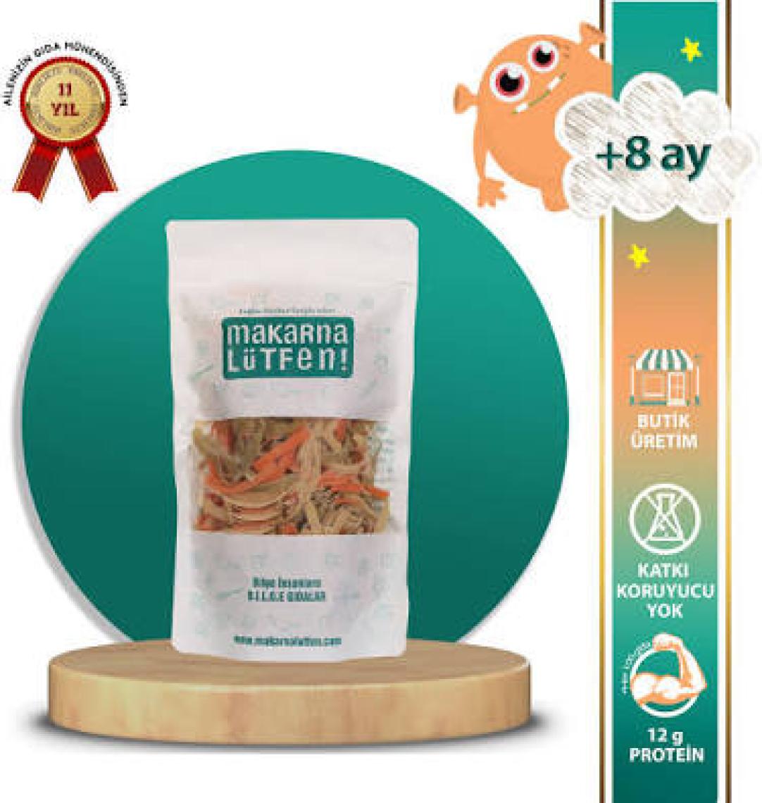 Makarna Lütfen Karışık Sebzeli Erişte (+8 Ay-200 gram)