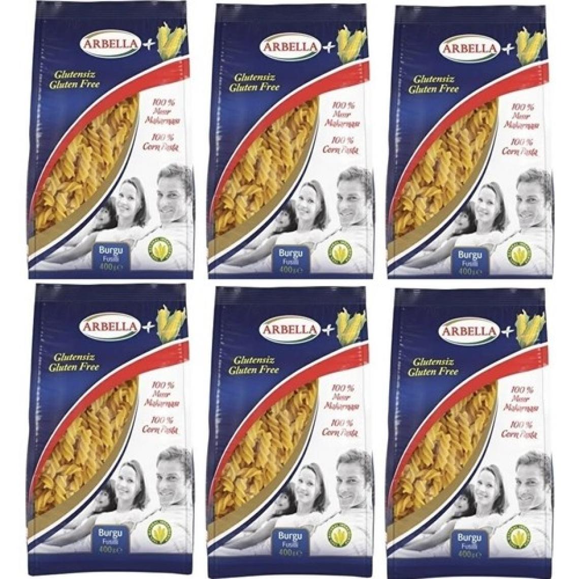 Arbella Plus Glutensiz Burgru Makarna 400 gr x 6 Adet