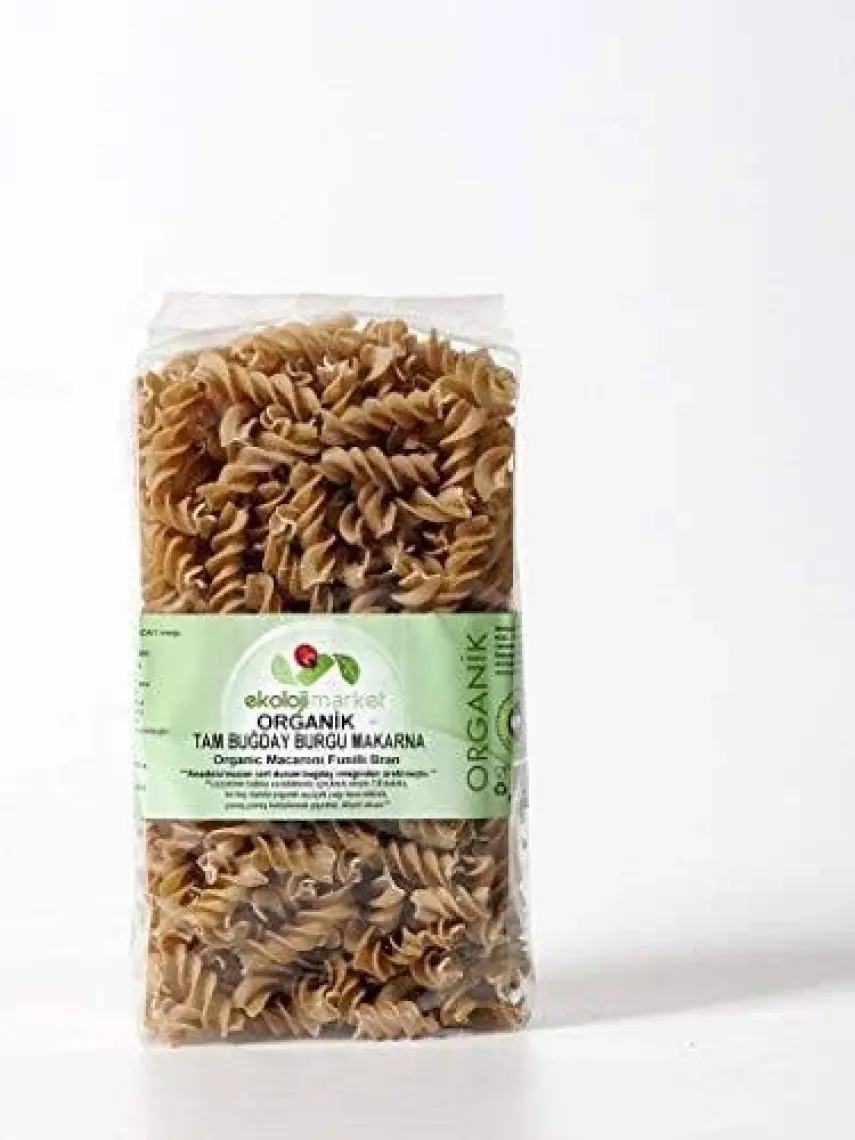 Ekoloji Market Organik Tam Buğday Burgu Makarna 300Gr