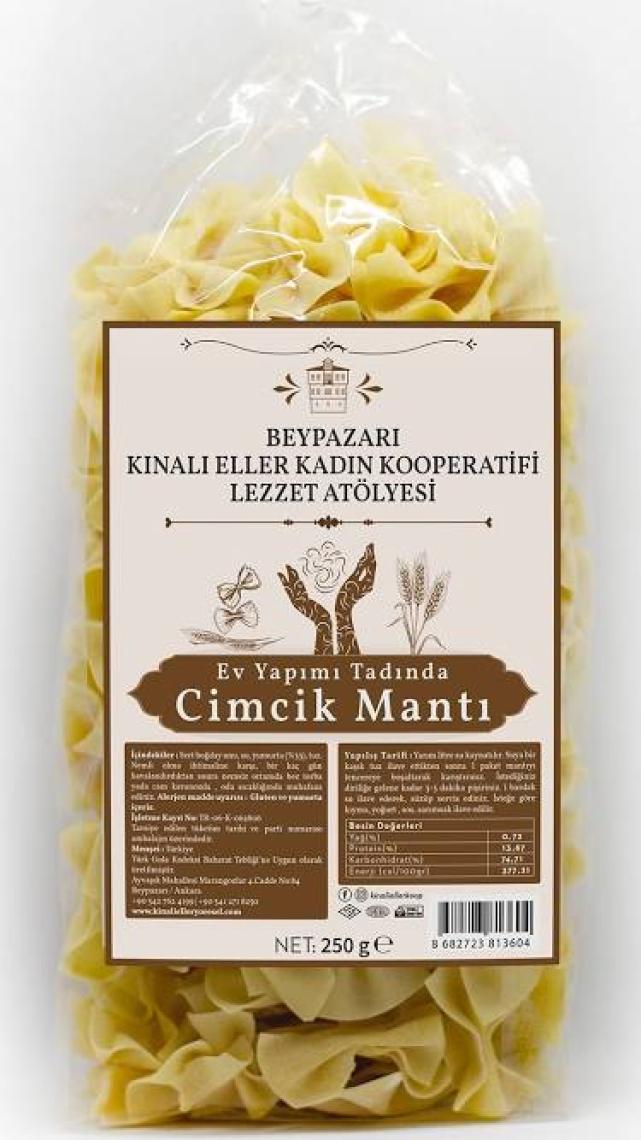 Kınalı Eller Kadın Kooperatifi Beypazarı Cimcik Mantı 250 gr