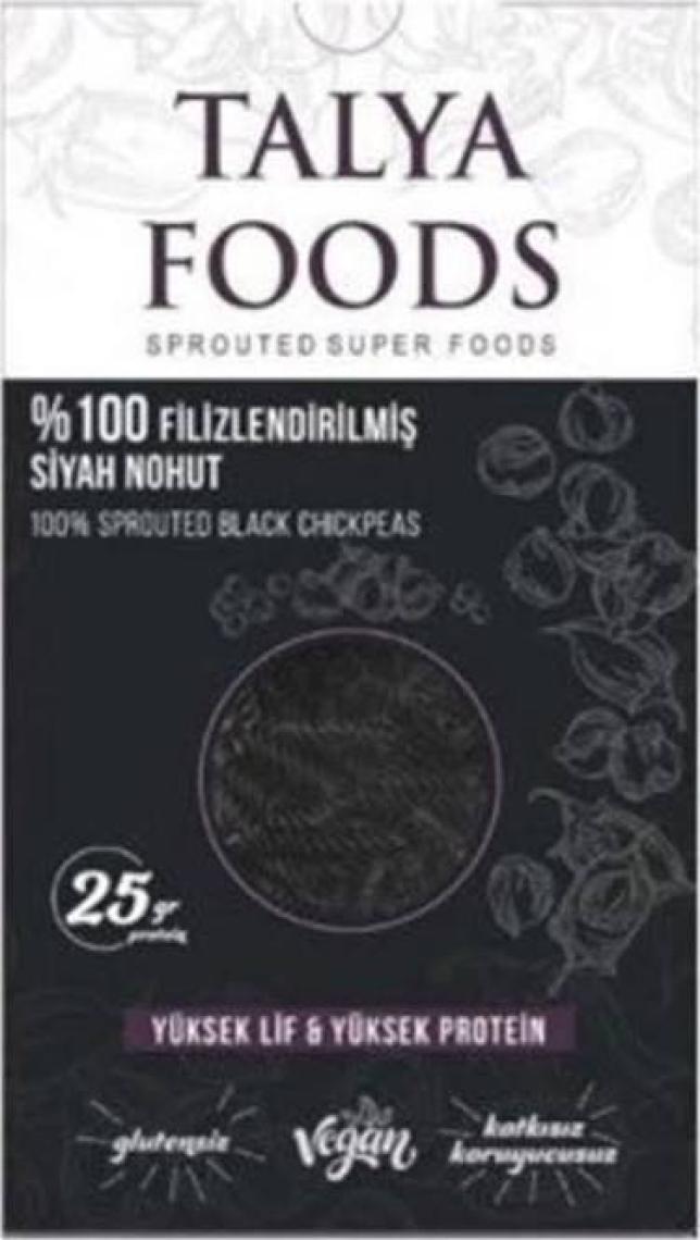 Talya Foods Filizlendirilmiş Siyah Nohut Makarnası 200  gr
