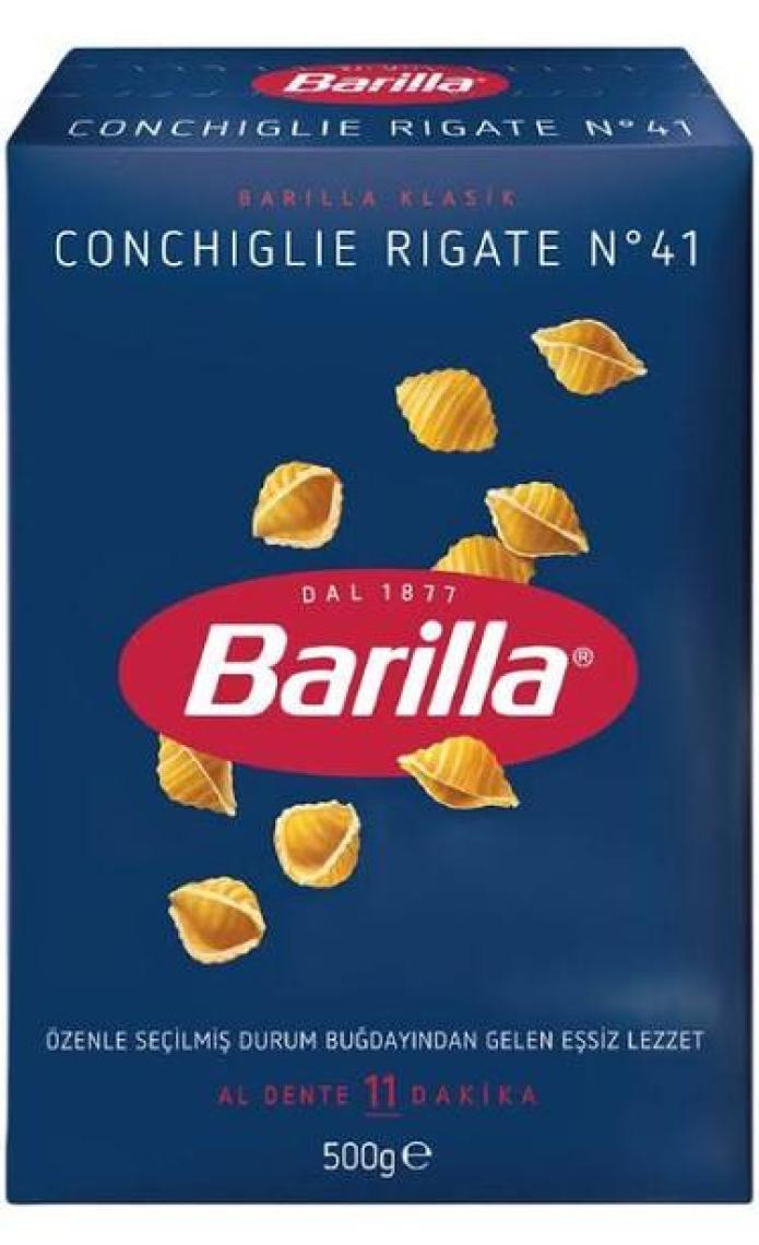 Barilla Mini Midye/ Conchiglie Rigate Sade Makarna 500 Gr