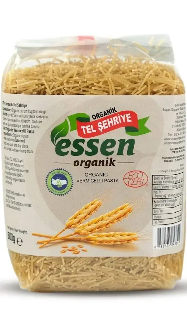 Essen Organik Tel Şehriye 500 gr