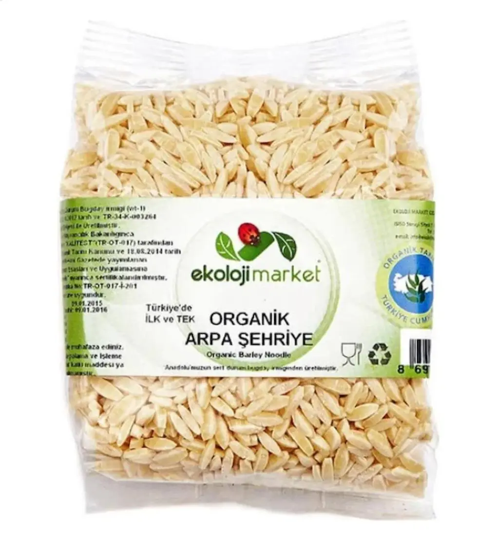 Ekoloji Market Organik Arpa Şehriye 250 Gr