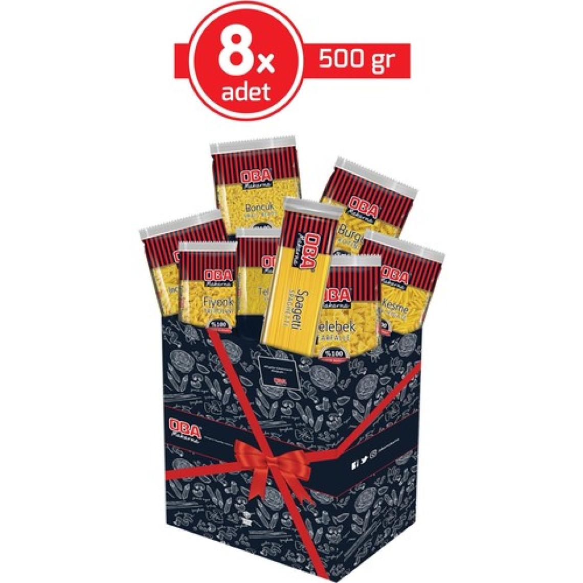 Oba Makarna 500GR x 8 Adet Karışık
