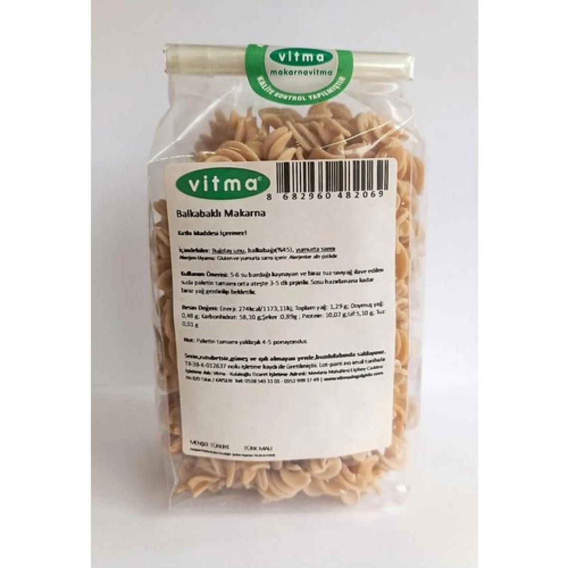 Vitma Balkabaklı Makarna 200 gr