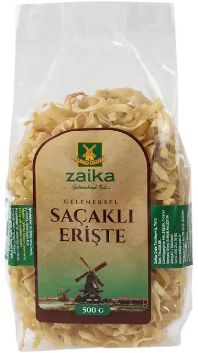 Zaika Saçaklı Erişte 500 gr