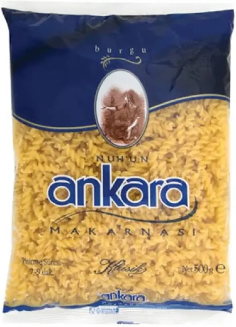 Ankara Burgu Makarna 500 gr x 20 Adet