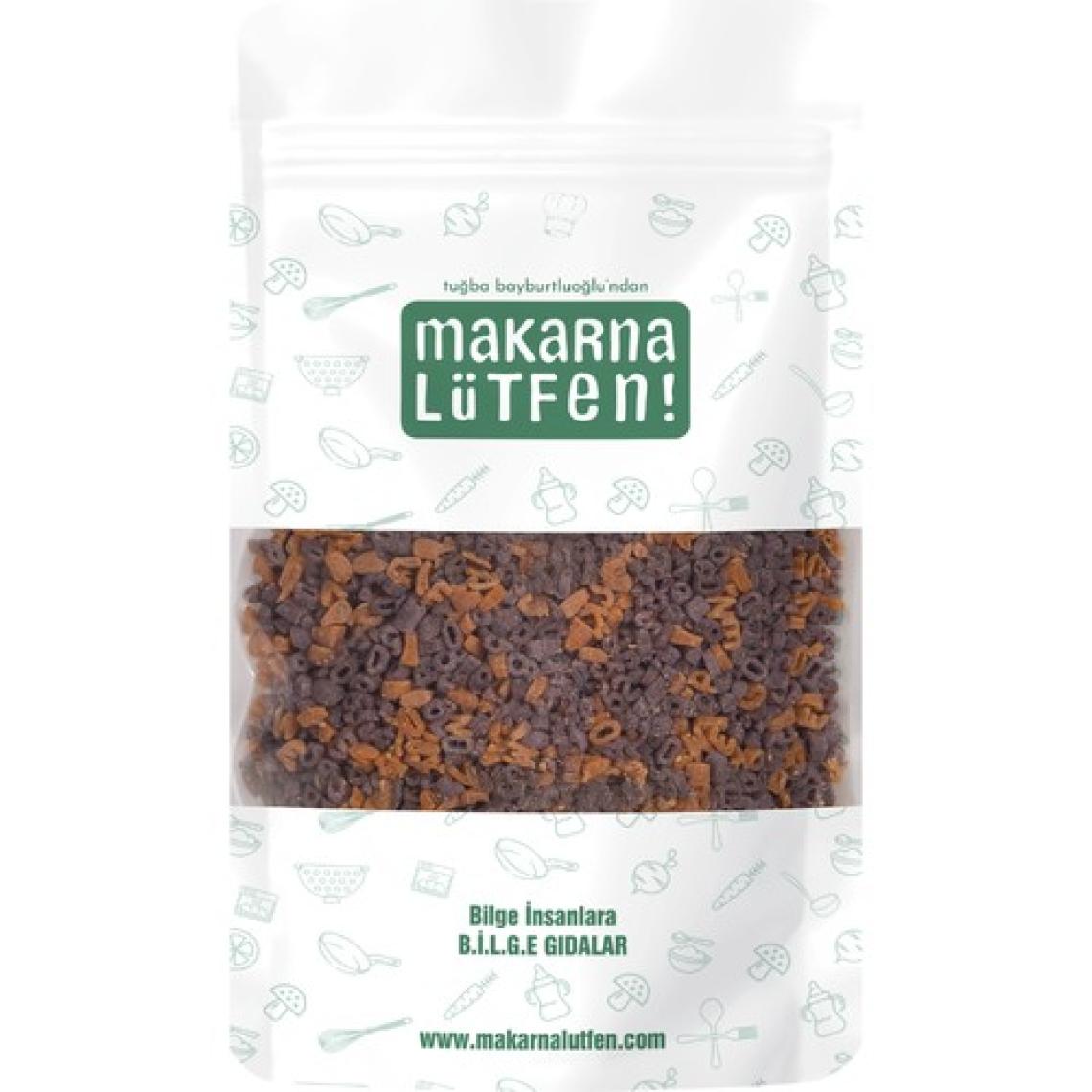 Makarna Lütfen Karışık Sebzeli Harf Rakam Şehriye (%35 Sebzeli-250 g)