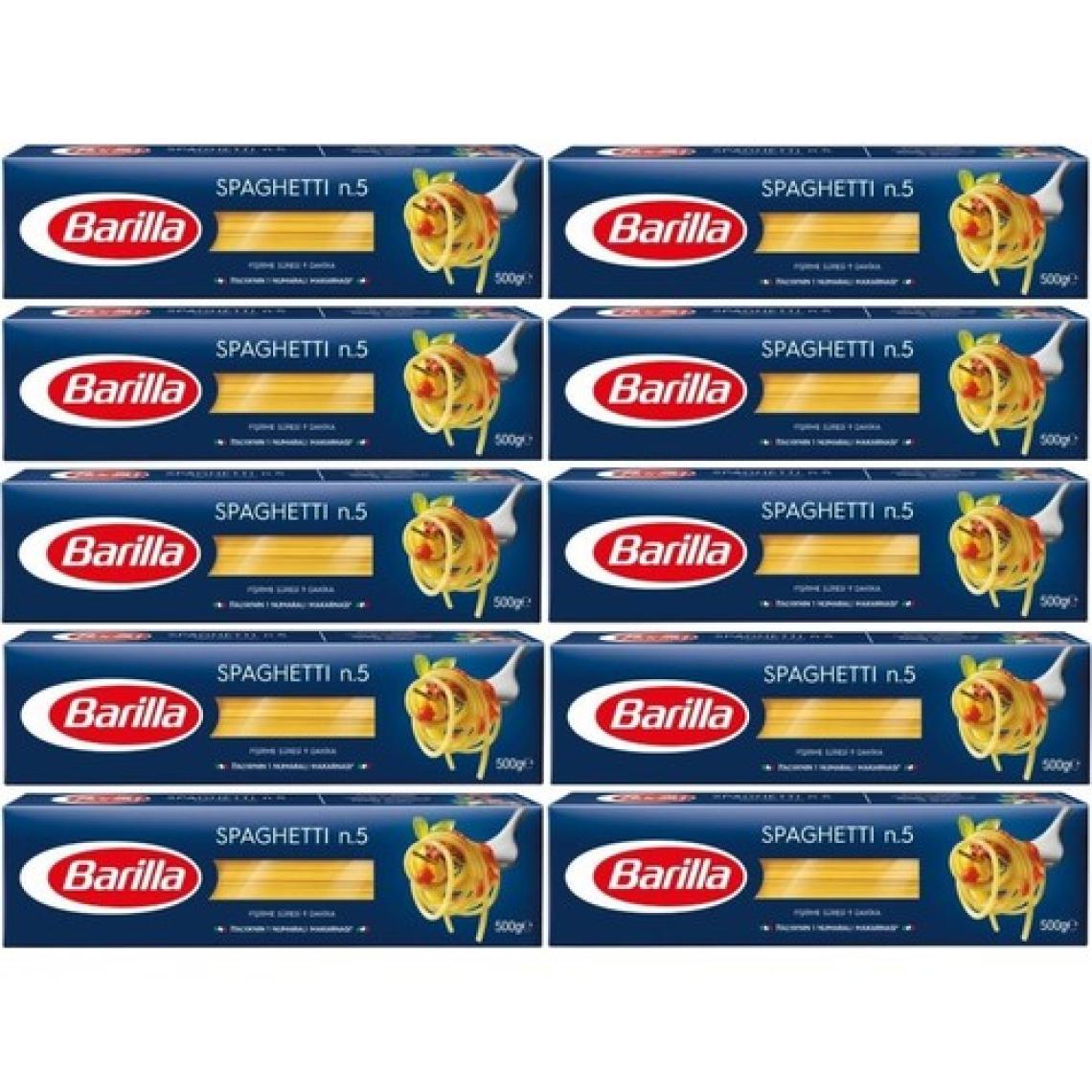 Barilla Spagetti Makarna 500 gr x 10'lu