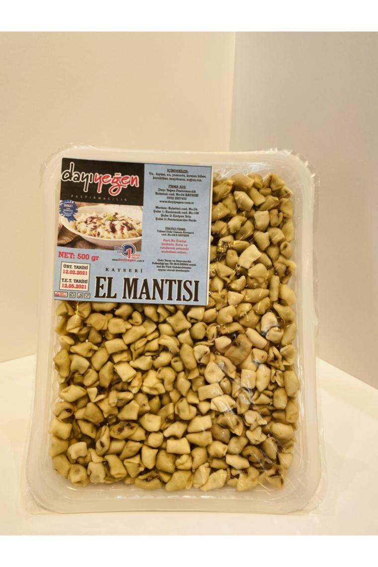 Dayı Yeğen Özel El Mantısı 500 gr Ev Yapımı Doğal- Kayseri