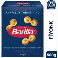 Barilla Fiyonk/ Farfalle Tonde Sade Makarna 500 Gr