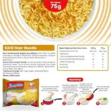 Indomie 5'li Paket Körili Noodle