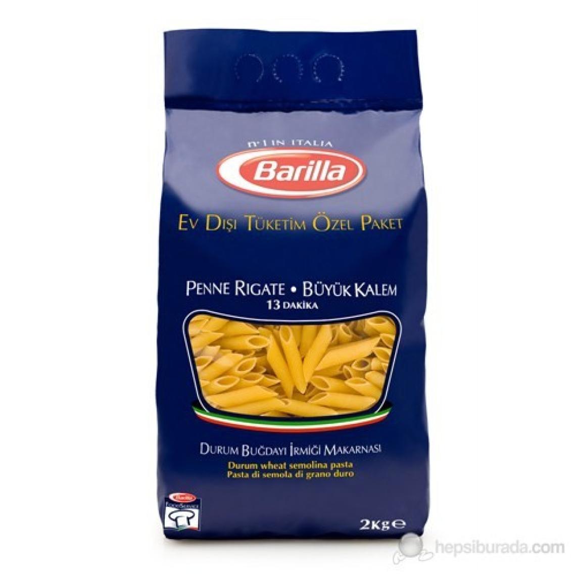 Barilla Penne Rigate/ Büyük Kalem Makarna 2 kg