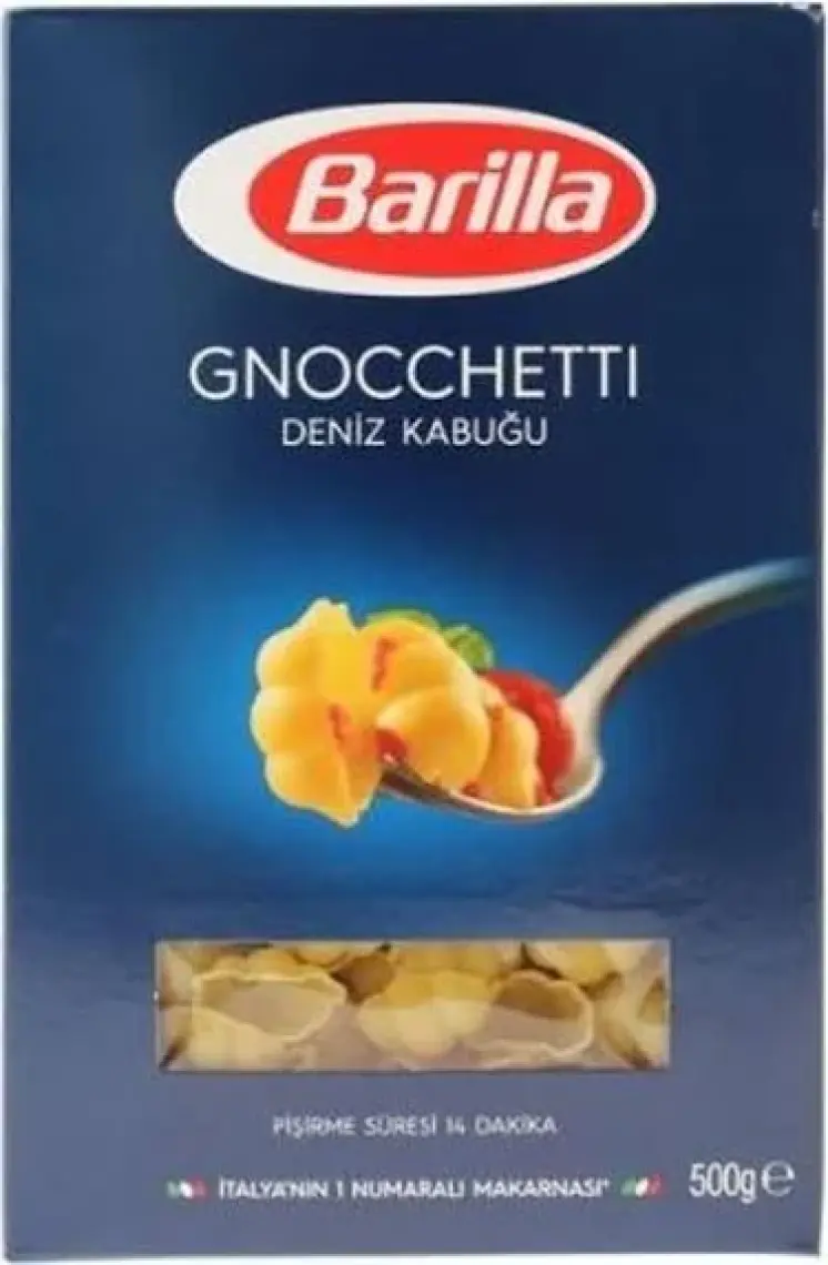 Barilla Deniz Kabuğu/ Gnocchetti Sade Makarna 500 Gr