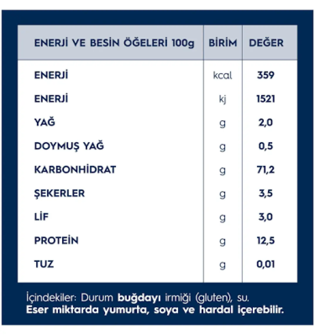 Barilla Deniz Kabuğu/ Gnocchetti Sade Makarna 500 Gr