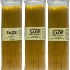Sade gurme Sade Organik Spagetti Makarna 500 gr 3 Lü Paket