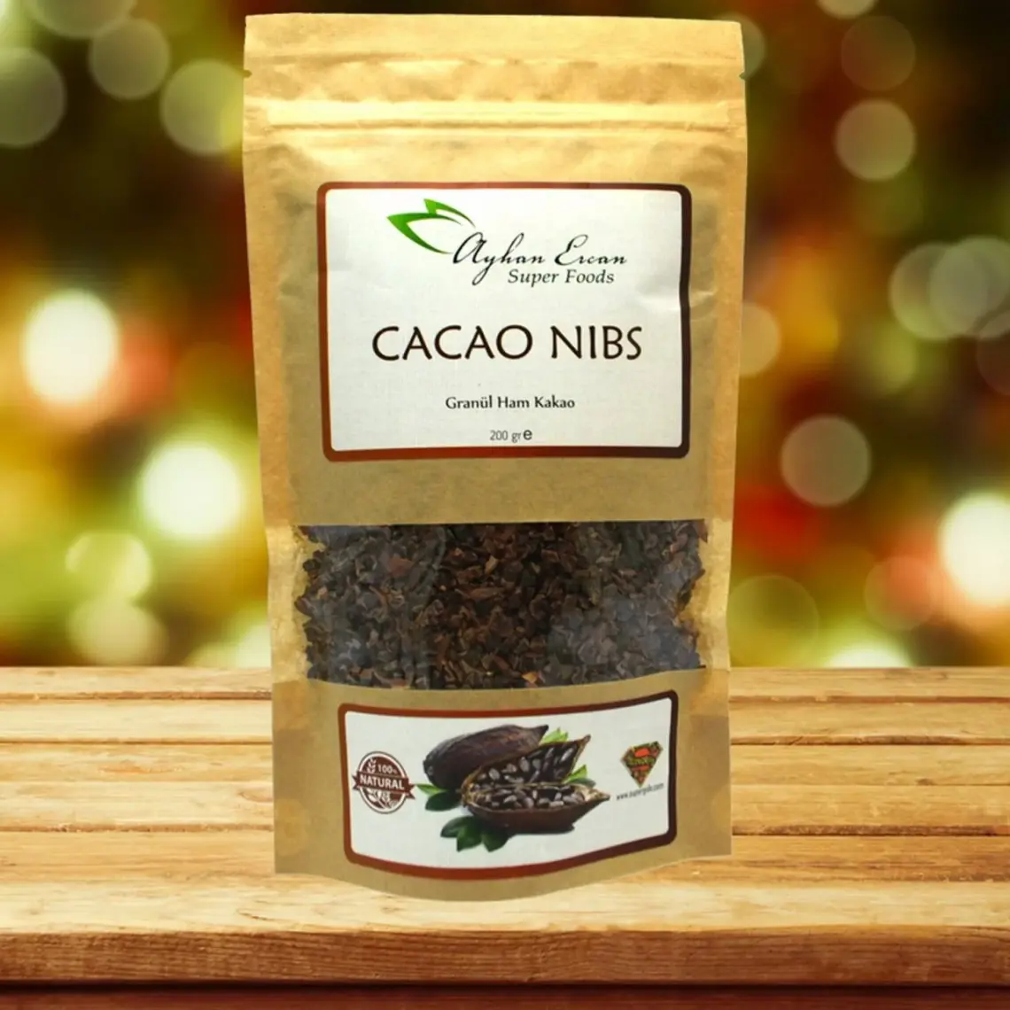 Ayhan Ercan Cacao Nibs Granül Ham Kakao Nibi 200 G