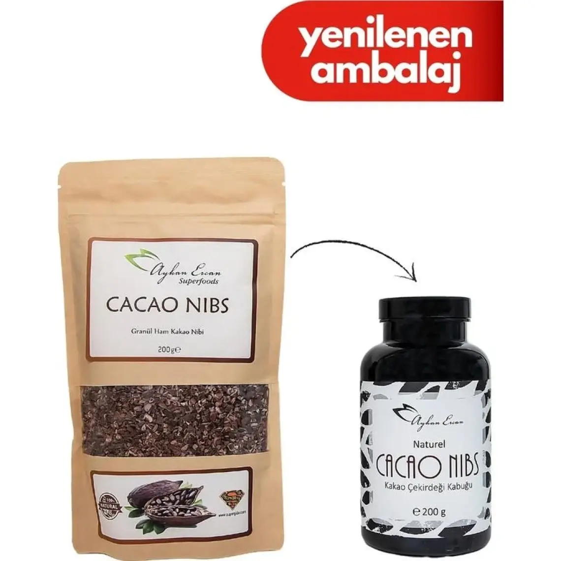 Ayhan Ercan Cacao Nibs Granül Ham Kakao Nibi 200 G