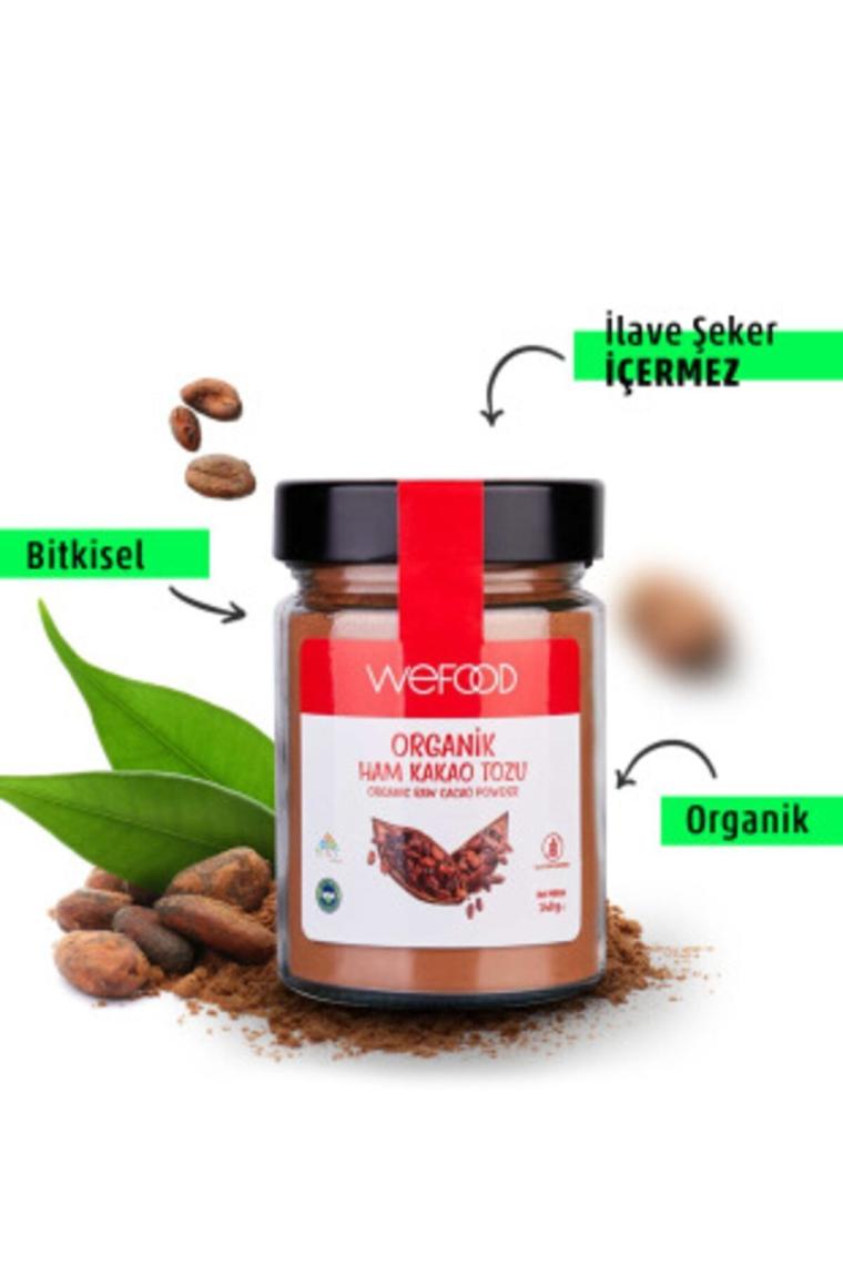 Organik Ham Kakao Tozu 140 gr 2'li