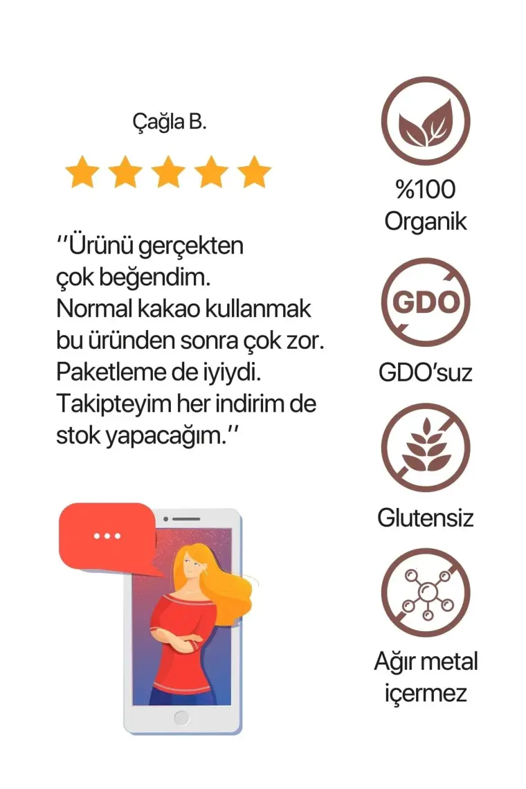 150 gr Doğal Kuru Yeşil Ham Kakao Tozu - Magnezyum ve Mineral Zengini, Katkı Maddesi İçermeyen, Taze Çekilmiş, El Yapımı