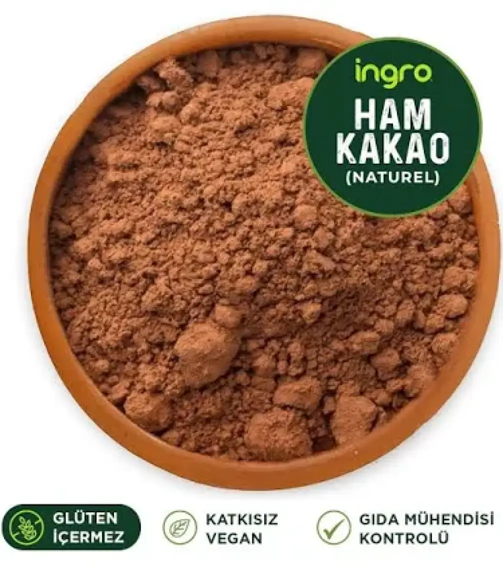 Ingro Glutensiz Ham Kakao (Naturel) 500 G