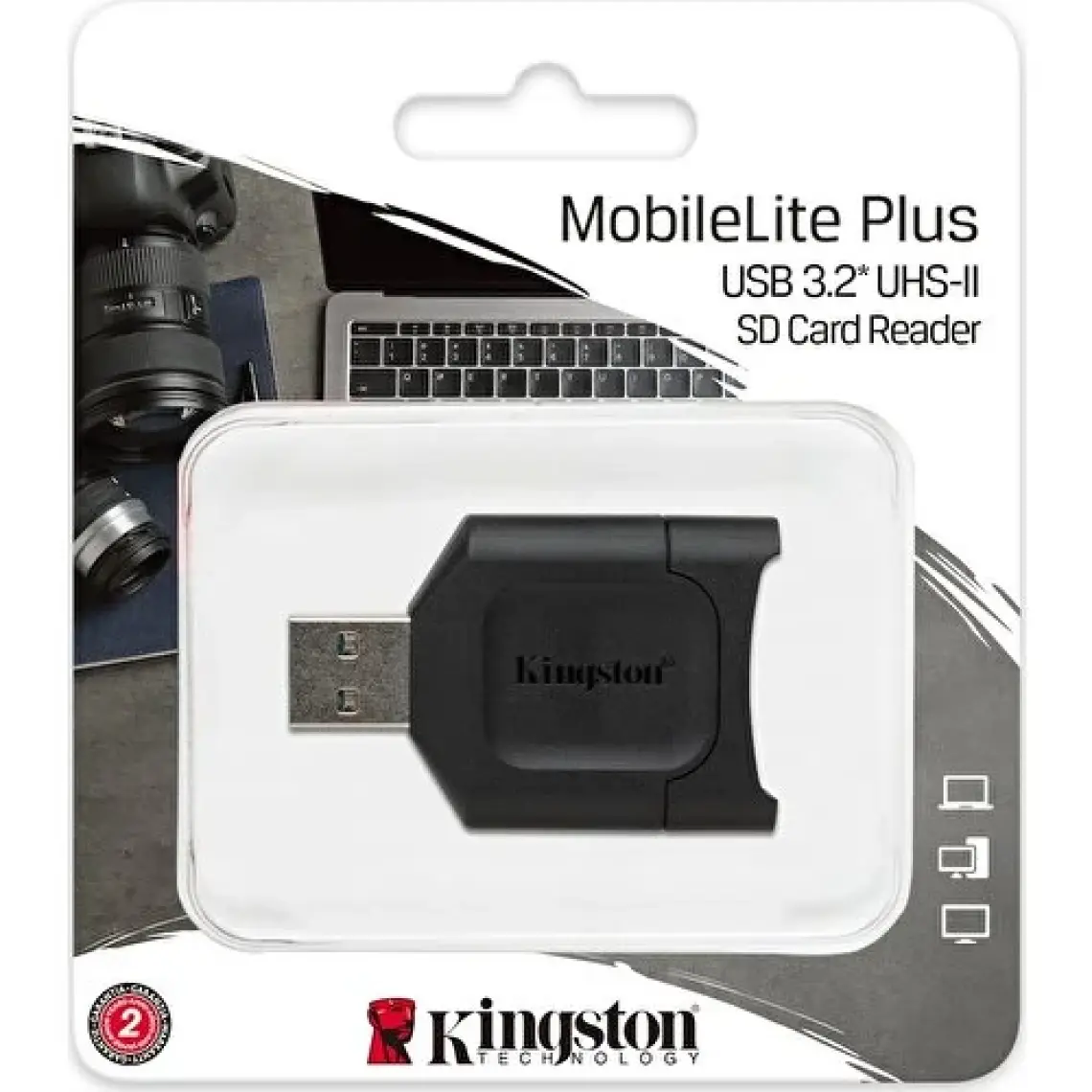 Kingston Mlp Mobilelite Plus USB 3.1 Sdhc-Sdxc Uhs-Iı Card Reader