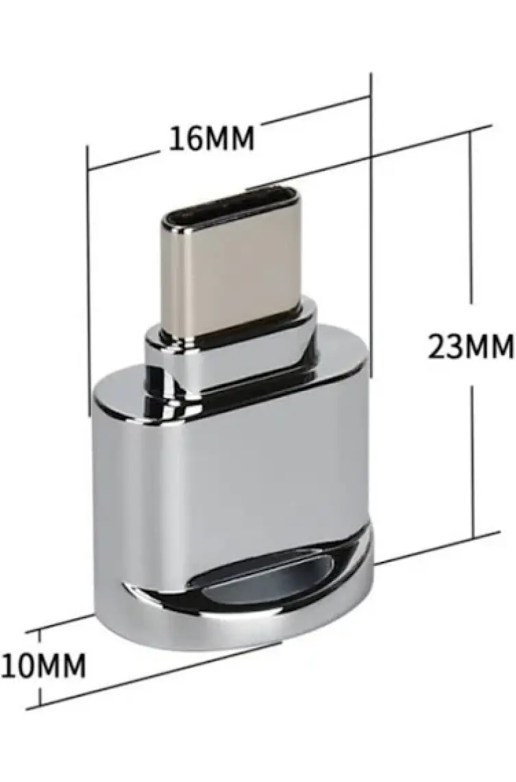 Ancheyn USB Type-C 3.1 To Micro Sd Tf Hafıza Kart Okuyucu Otg Adaptörü 4477