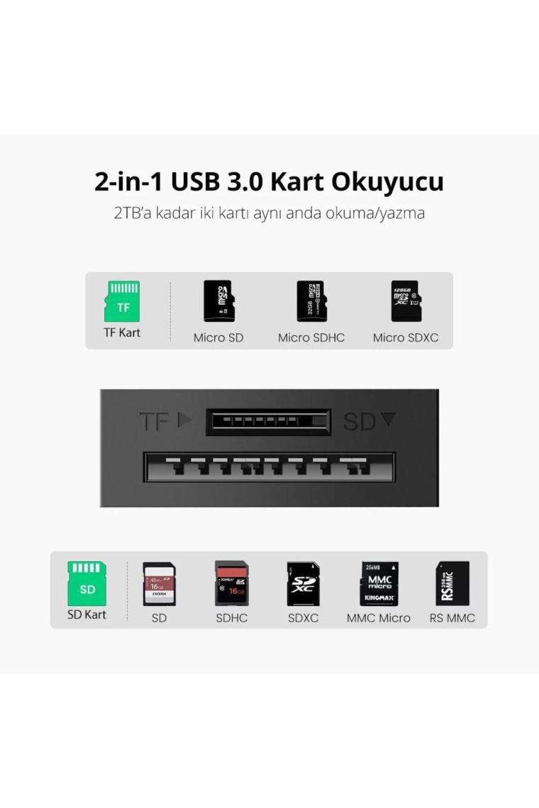 Usb 3.0 Tf Sd Kart Okuyucu