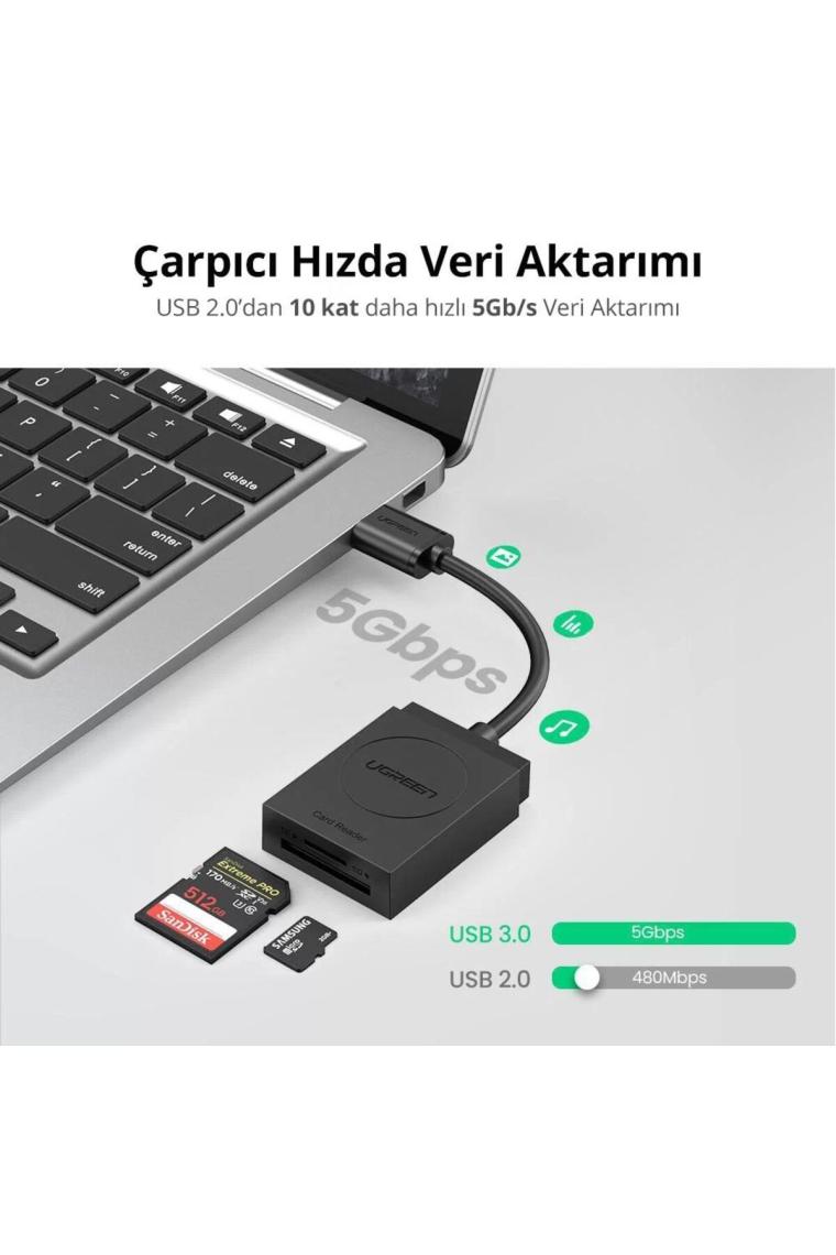 Usb 3.0 Tf Sd Kart Okuyucu