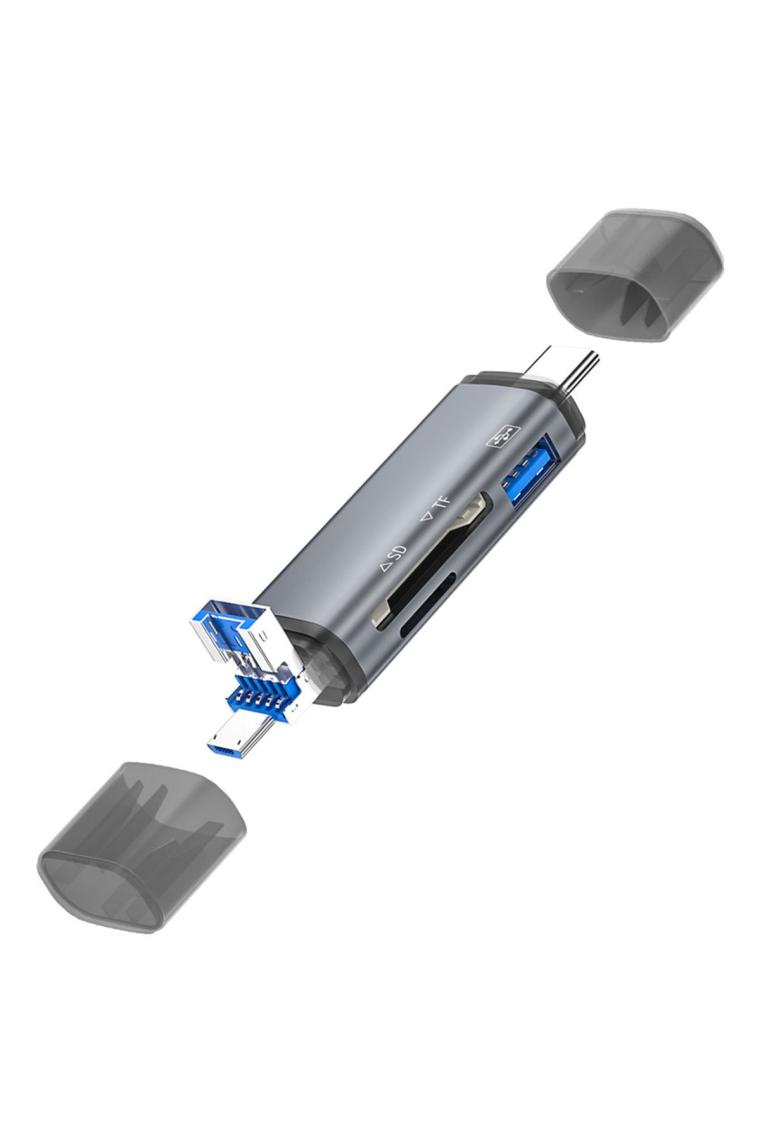 Apera Gn-26 3 In 1 Otg Kart Okuyucu USB - Micro USB - Type-C Android Hub